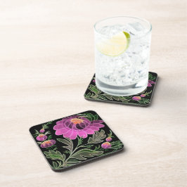 Porta-copo Petals Art Deco Rosa