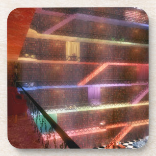 Porta-copo Phantastes: As Portas copos de Cork da Biblioteca