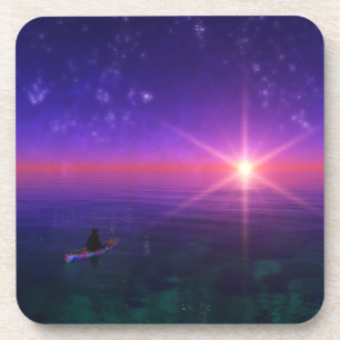 Porta-copo Phantastes: Nas Portas copos de Cortiça do Mar