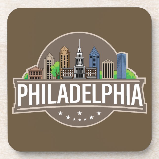 Porta-copo Philadelphia Pennsylvania (Frente)