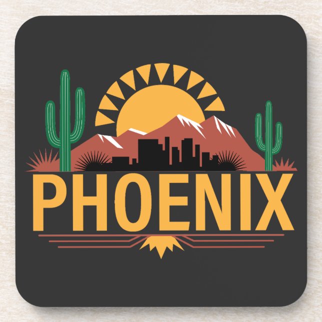 Porta-copo Phoenix Arizona (Frente)