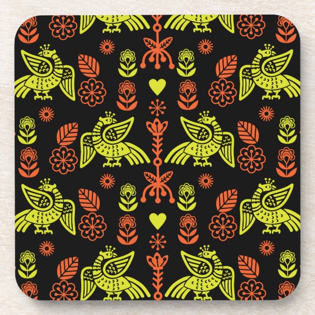 Porta-copo Phoenix Bird Art Impressão (Frente)