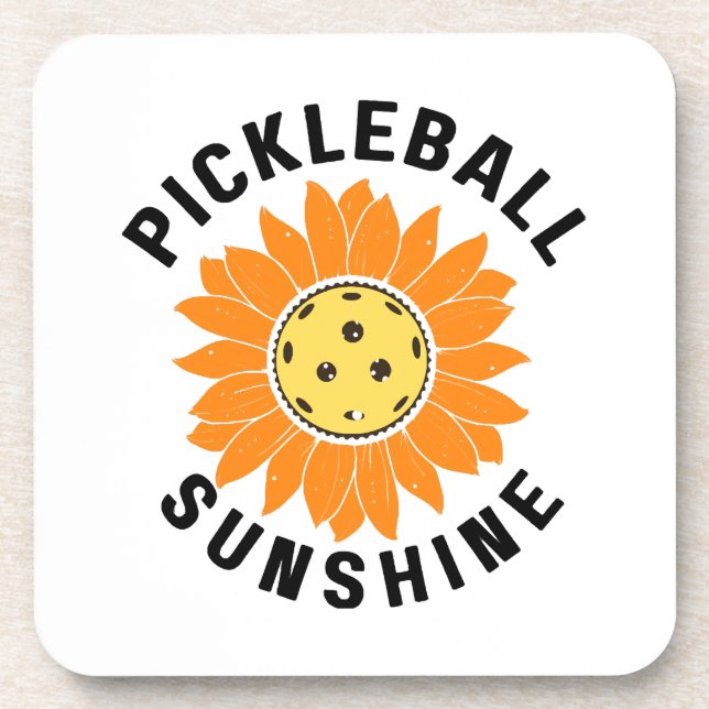 Porta-copo Pickleball sol (Frente)