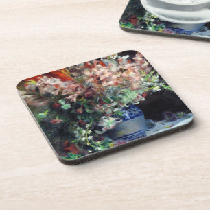Porta-copo Pierre-Auguste Renoir Vintage Gladioli em um vaso
