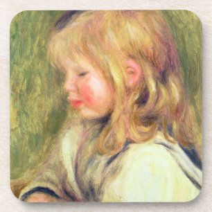 Porta-copo Pierre uma criança de Renoir em uma leitura