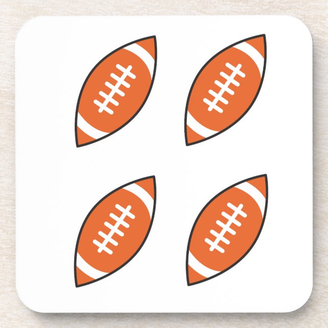 Porta-copo Pillo de ilustração do futebol americano (Frente)