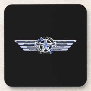 Porta-copo Piloto De Ar Geral Chrome Tal Como Star Wings Blac