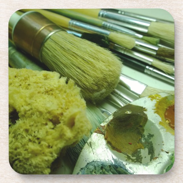 Porta-copo Pincéis e Pintura (Frente)