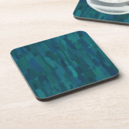 Porta-copo Pinceladas Impressionistas, Azul Marinho, Verde Ág