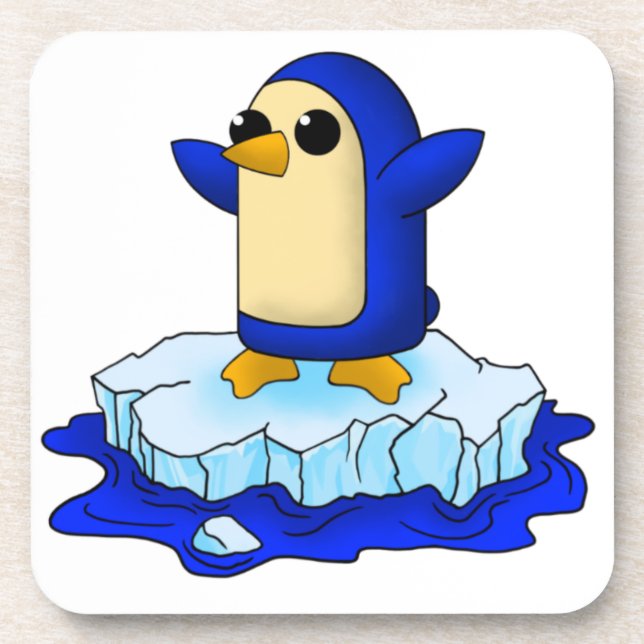 Porta-copo Pinguim bebê bonito (Frente)
