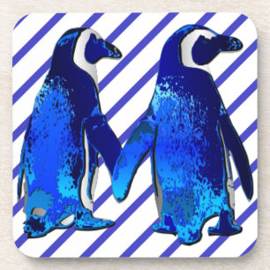 Porta-copo Pinguins apaixonados -