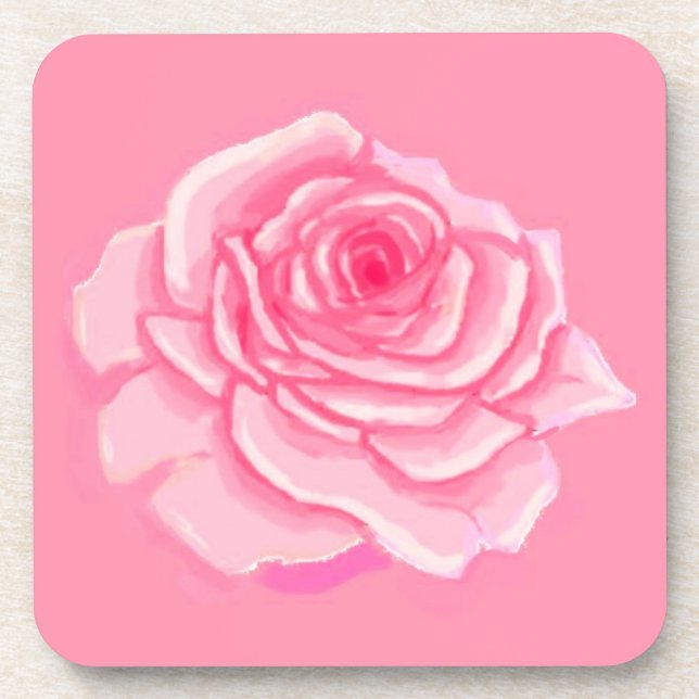 Porta-copo Pink roses (Frente)