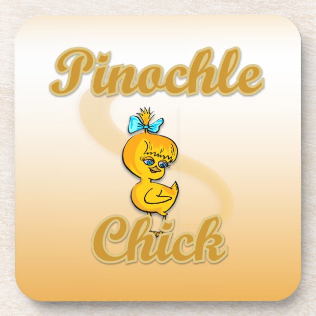 Porta-copo Pinochle Chick (Frente)
