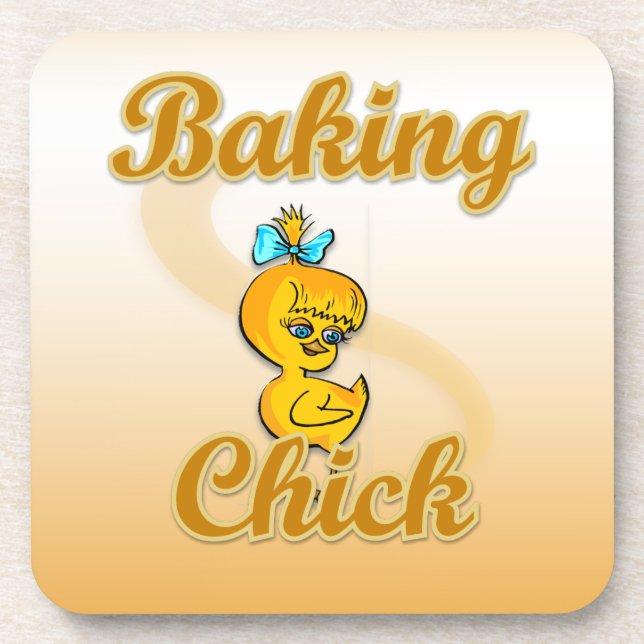 Porta-copo Pintinho Baking (Frente)