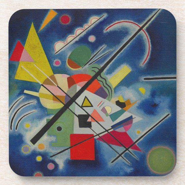 Porta-copo Pintura azul de Kandinsky (Frente)
