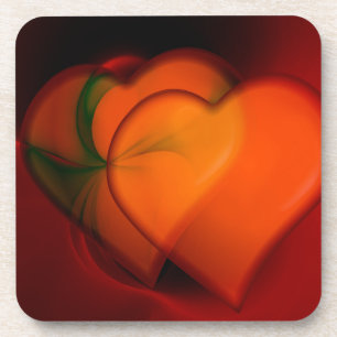 Porta-copo Pintura do coração
