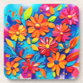 Porta-copo Pintura Floral Joyful