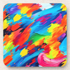 Porta-copo Pintura Joyful Color Explosion