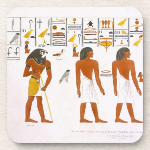 Porta-copo Pinturas murais dos túmulos dos reis em Thebes,
