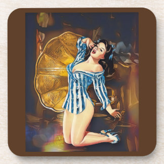 Porta-copo pinup vintage