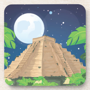 Porta-copo Pirâmide Aztec