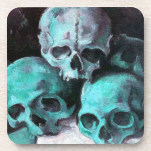 Porta-copo Pirâmide de crânios após Cezanne