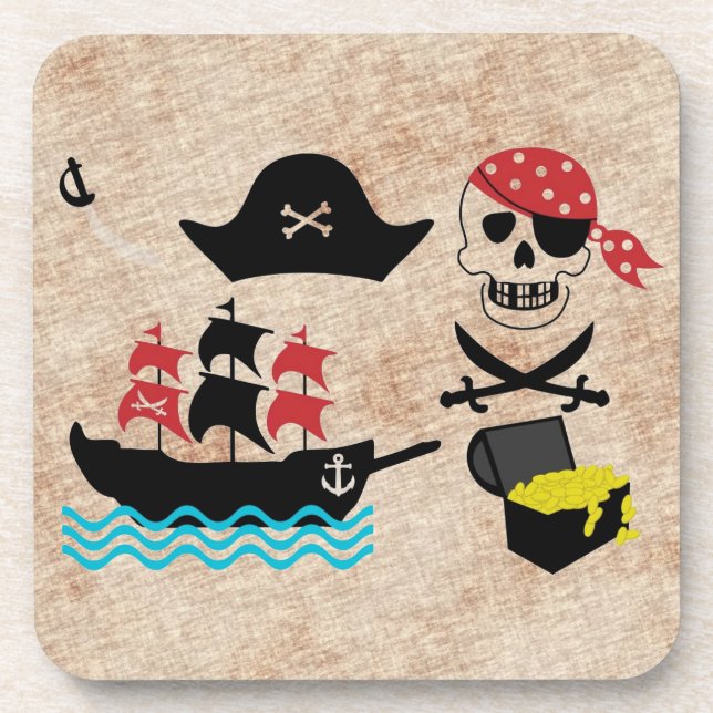 Porta-copo Piratas (Frente)