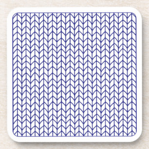 Porta-copo Pires de plástico duro BLUE LINE KNIT