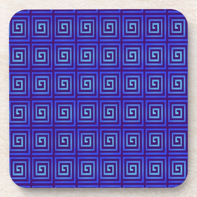 Porta-copo pisca azul (Frente)