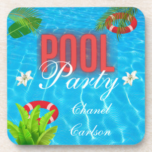Porta-copo Piscina Aniversário de Verão