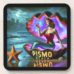 PORTA-COPO PISMO BEACH MERMAID. SÉRIE 1 NÚMERO 1.