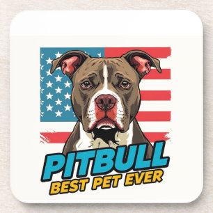 Porta-copo Pit Bulls São o Melhor Animal de Estimação de Todo