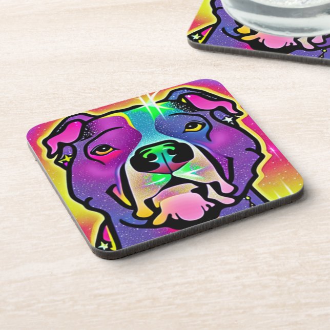Porta-copo Pitbull Dog Pop Art (Left Side)