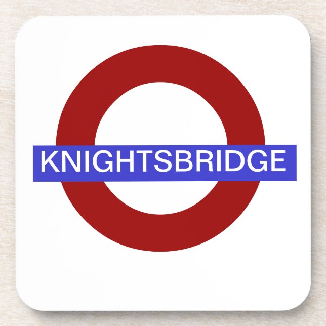 Porta-copo PixDezines DIY texto/underground.knightsbridge (Frente)