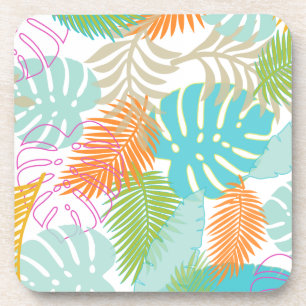 Porta-copo PixDezines floresta tropical/cor de fundo DIY