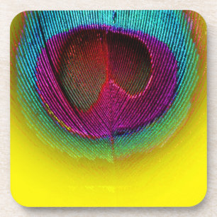 Porta-copo PixDezines Peacock olho/teal+rosa