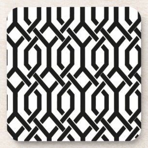 Porta-copo PixDezines Treliça Kew/cor de fundo DIY