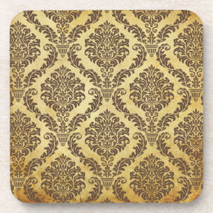 Porta-copo PixDezines vintage Rosette Damask
