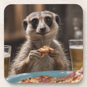 Porta-copo "Pizza e Portas: Quebra perfeita de lanche de um M