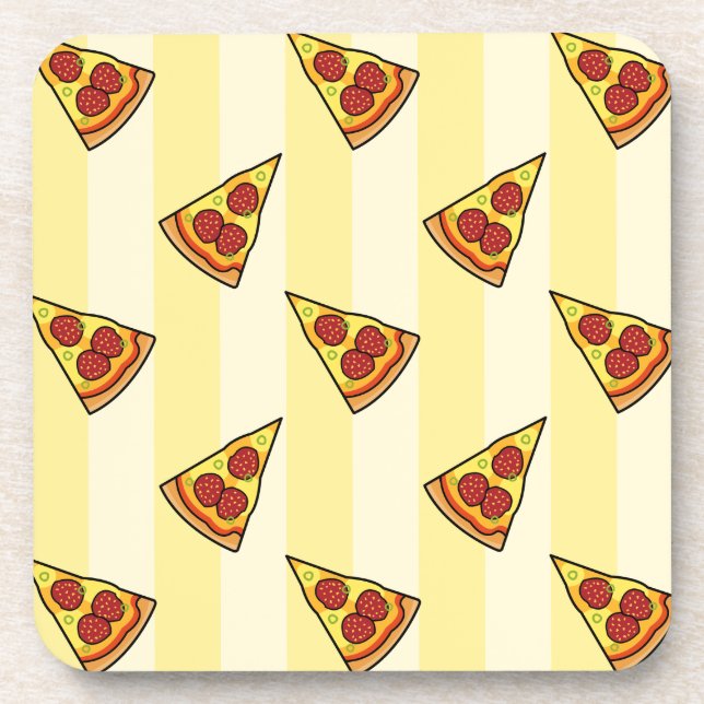 Porta-copo Pizza Pattern (Frente)