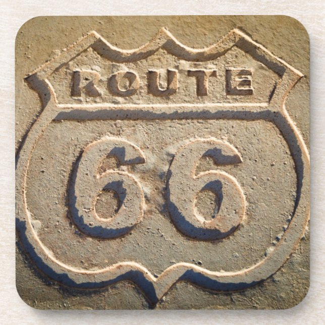 Porta-copo Placa histórica da Rota 66, Arizona (Frente)