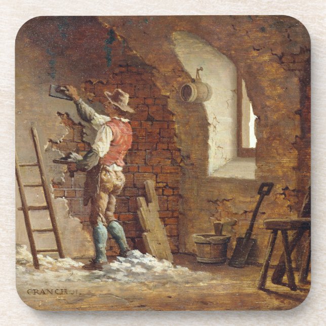 Porta-copo Plasterer, c.1807 (óleo no painel) (Frente)
