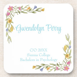 Porta-copo Plástico de Formandos de Boho Floral