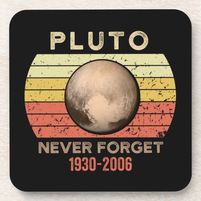 Porta-copo pluto nunca esquece, eris, lua, astronomia, astron (Frente)