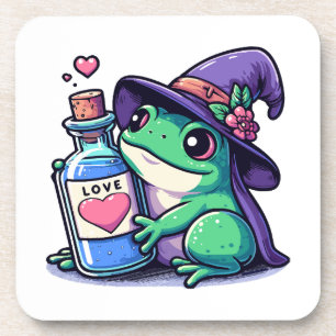 Porta-copo Poção de amor kawaii de bruxa