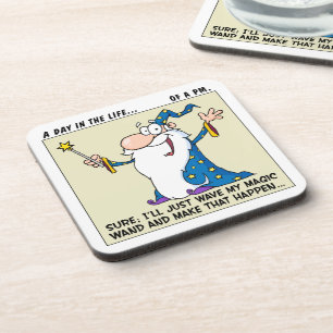 Porta-copo Poderes mágicos do gestor de projecto