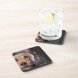 Porta-copo Poesia do Labrador Retriever