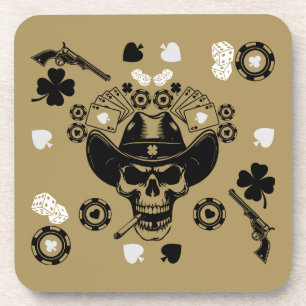 Porta-copo Poker Pareceu Sortudo