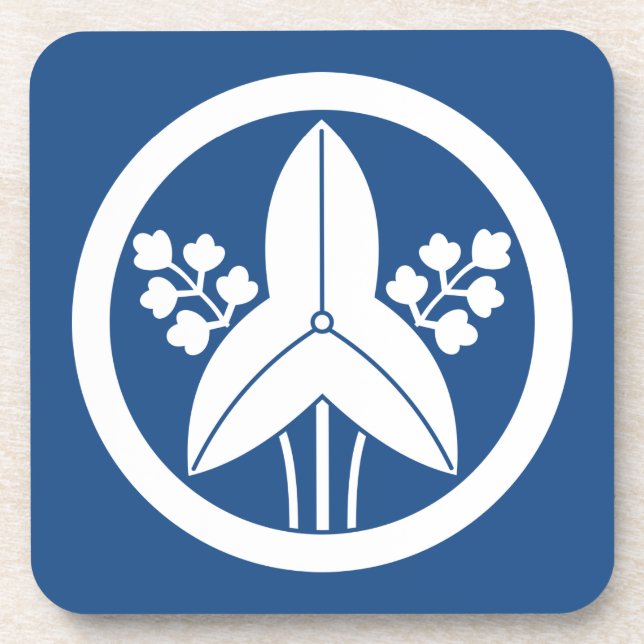 Porta-copo Ponta de seta de pé em círculo (Frente)