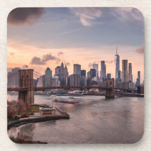 Porta-copo Ponte Brooklyn e Manhattan Inferior